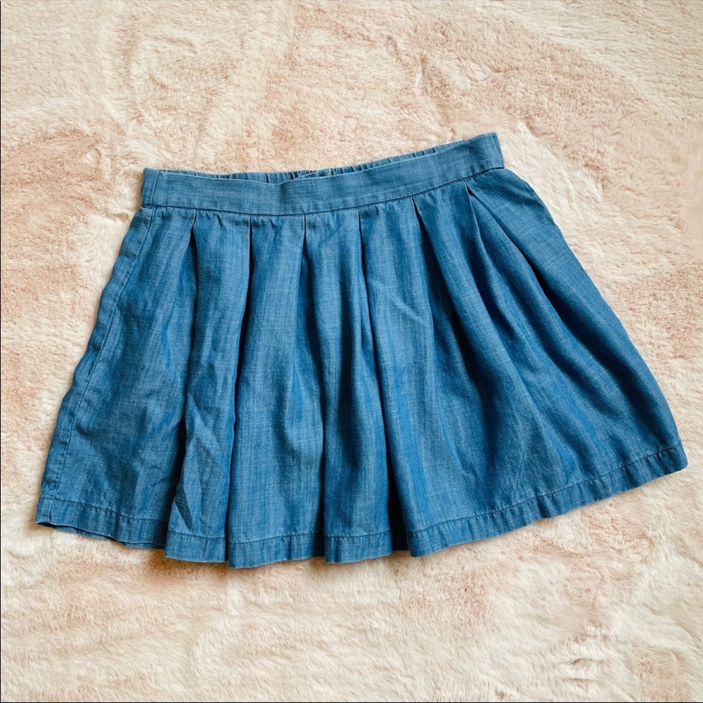American Eagle Outfitters Pleated Lyocell Skirt